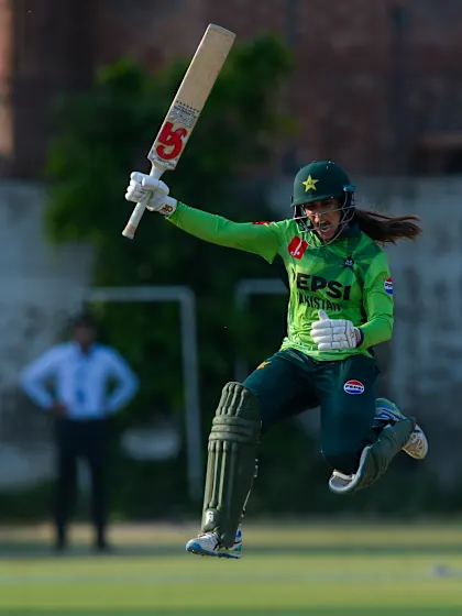 Logo of Pakistan cruise past Scotland for second win in a row | Match Highlights | WCWCQ 2025