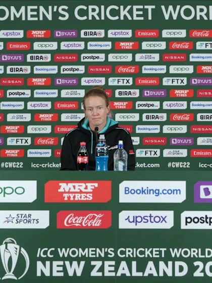 12 March - Wellington - New Zealand player Maddy Green pre-match press conference