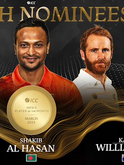 ICC Men's Player of the Month for March 2023 nominees revealed