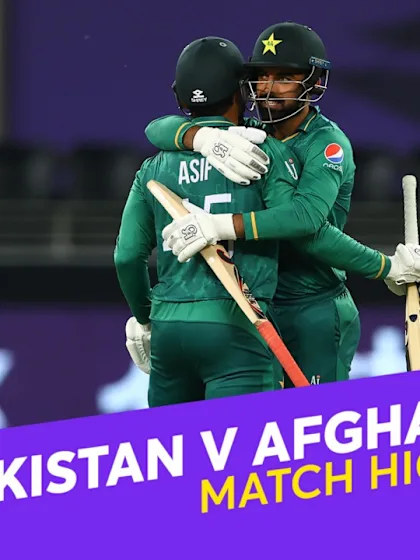 Match highlights: Pakistan v Afghanistan