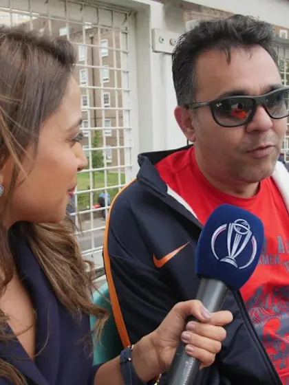 CWC19: IND v AUS - The man who caught Dhoni's six