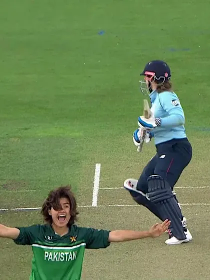 Logo of WICKET: Beaumont trapped in front