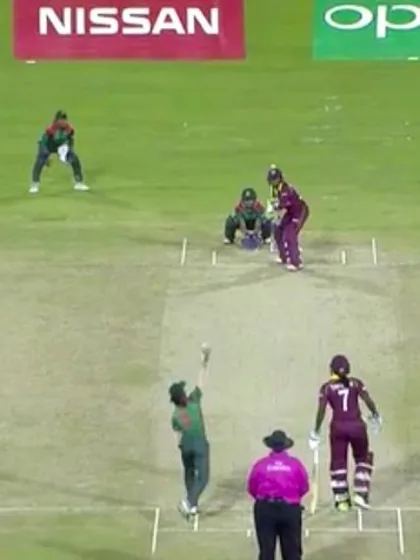 WT20 Match 3: Highlights from Windies innings against Bangladesh