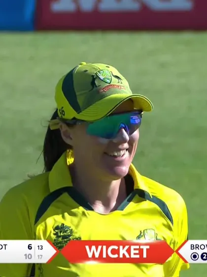 Logo of Tazmin Brits - Wicket - Australia vs South Africa
