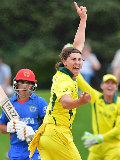 Jonathan Merlo's 4/24 against Afghanistan in the U19CWC semi-final