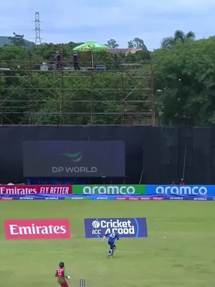 S Mudzengerere with a Four vs. England