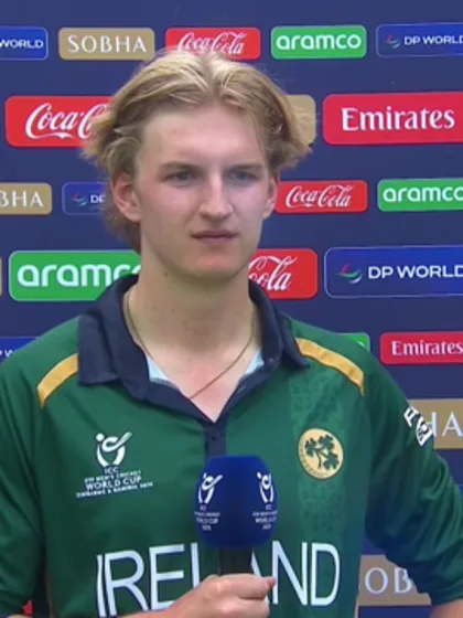 Olly Riley | ICC U19MCW26 | Ireland post-match interview | 22 January '26