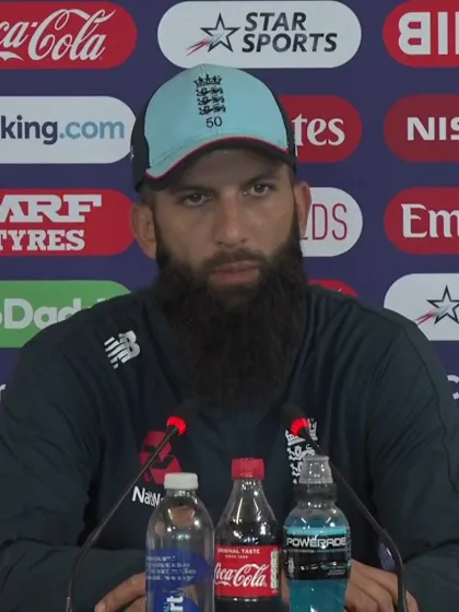 20 June - Leeds - England player Moeen Ali pre-match press conference