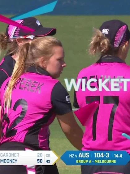 Logo of WT20WC: Aus v NZ - New Zealand continue to chip away