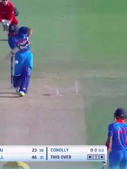 U19CWC POTD - Desai thumps a huge six!