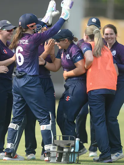 Logo of Scotland overcome West Indies in a thriller | WCWCQ 2025