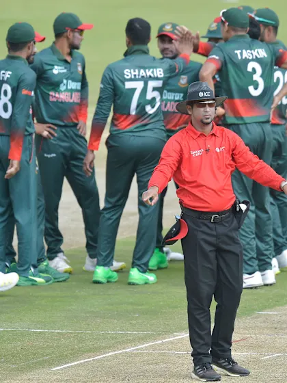 Logo of Paleker, Wharf included in the 2025-26 Emirates ICC Elite Panel of Umpires