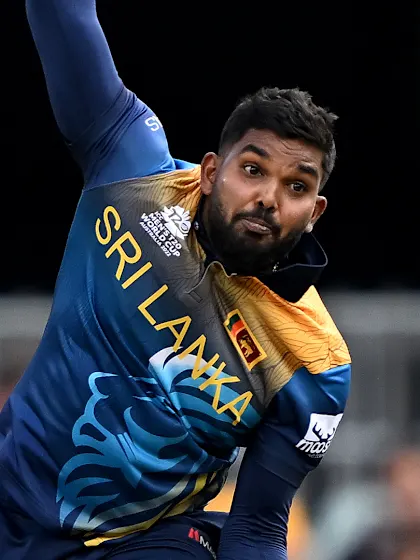 Logo of Hasaranga wraps up the Afghanistan innings with Mujeeb-Ur Rahman stumped | T20WC 2022