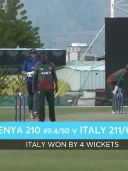 CWC Challenge League B – Oman: Italy v Kenya - Match highlights