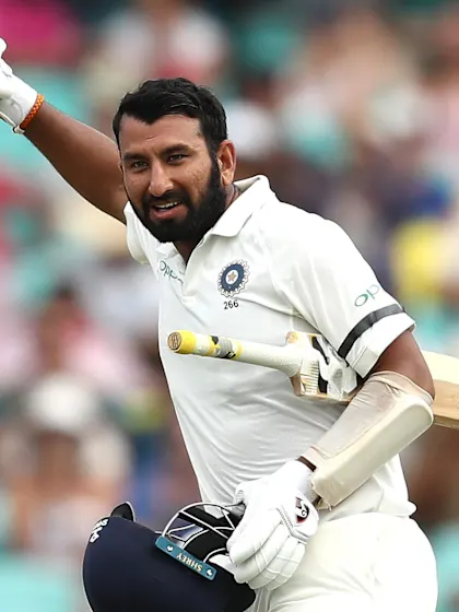 Ton-up Pujara wears down Australia
