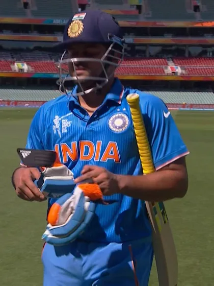 IND vs AFG –  raina wicket