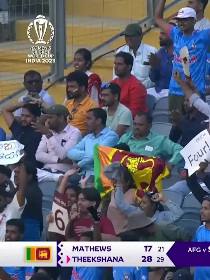 Maheesh Theekshana - Six - Afghanistan vs Sri Lanka