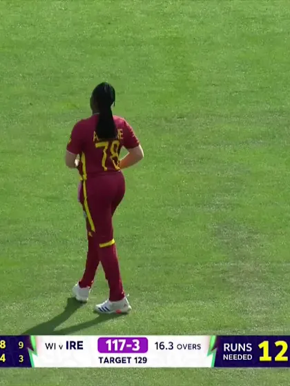 Leah Paul - Wicket - West Indies vs Ireland