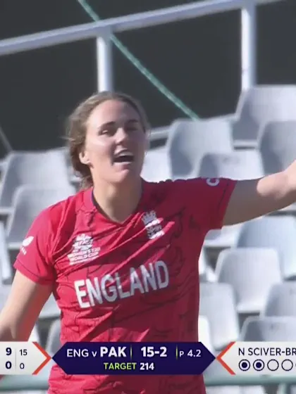 Logo of Omaima Sohail - Wicket - England vs Pakistan