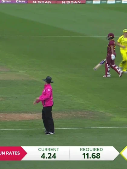 WICKET: Nation short on a direct hit