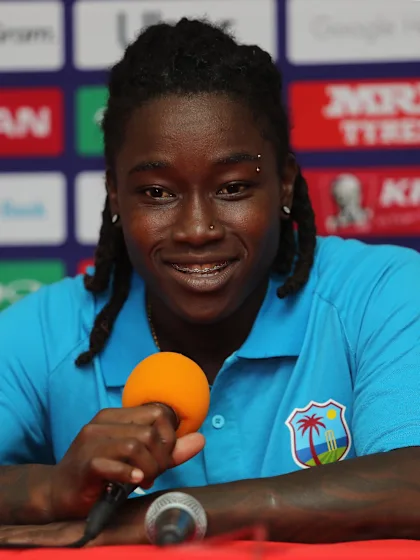 9 November - Guyana - Windies player Deandra Dottin post-match press conference