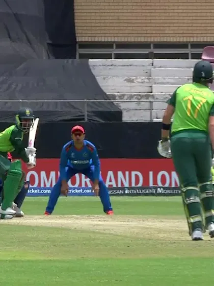 ICC U19 CWC: SA v AFG – Karelse unfortunate to be dismissed by Shafiqullah
