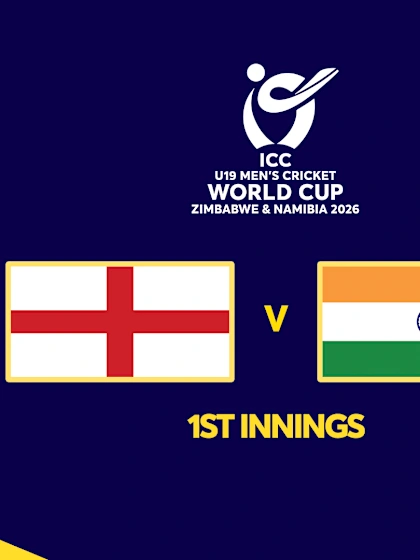 U19 Final: England v India (1st Innings)
