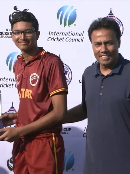 ICC U19 CWC Asia Qualifier Division 2: Player of the match performance from Qatar's Shubh Agarwal against Saudi Arabia