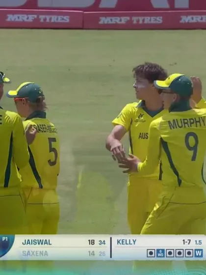 ICC U19 CWC: IND v AUS – Saxena edges one to the 'keeper