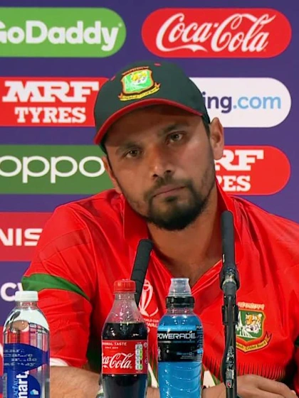 CWC19: PAK v BAN - Mashrafe Mortaza post-match press conference