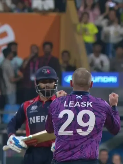 Kushal Bhurtel - Wicket - Scotland vs Nepal