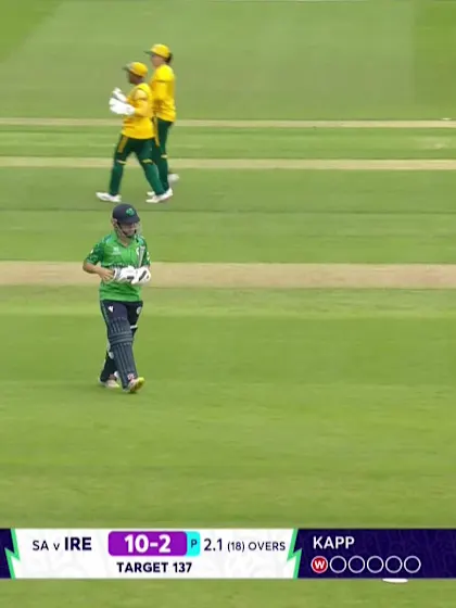 Amy Hunter - Wicket - South Africa vs Ireland