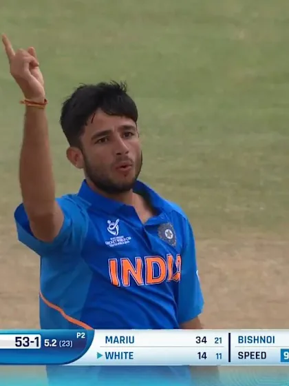 ICC U19 CWC: IND v NZ – New Zealand innings wickets