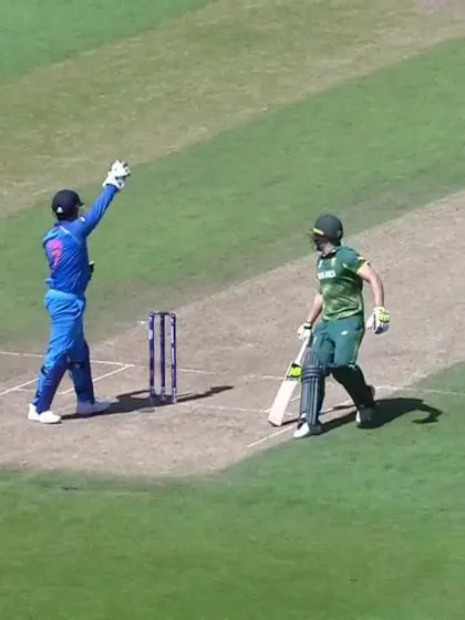 Logo of RUN-OUT: Two crucial run-outs peg South Africa back