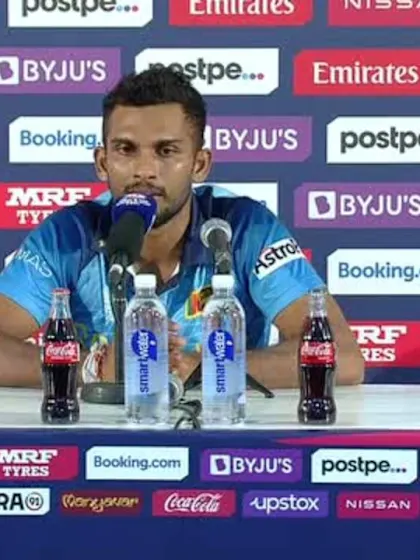 4 November - Abu Dhabi - Sri Lanka Captain Dasun Shanaka post-match press conference