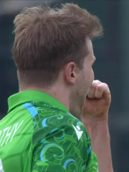 Aamir Kaleem - Wicket - Ireland vs Oman