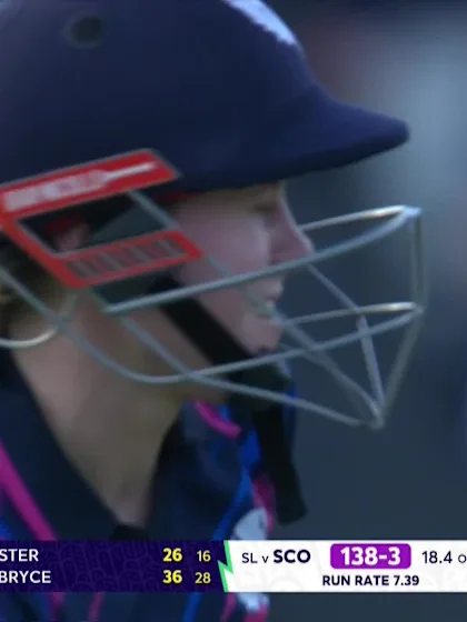 Ailsa Lister - Wicket - Sri Lanka vs Scotland