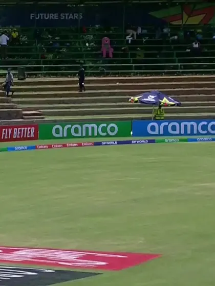 Kanishk Chouhan with a Four vs. Bangladesh