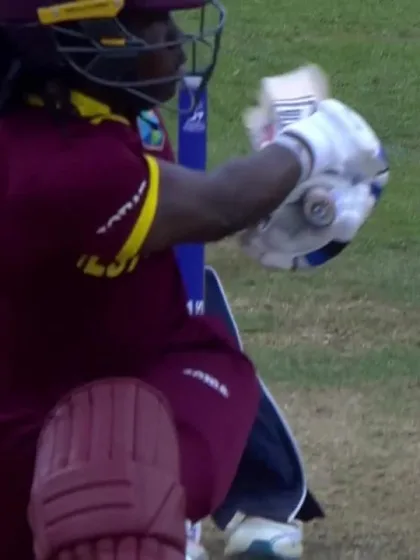 WICKET: Deandra Dottin departs for 7