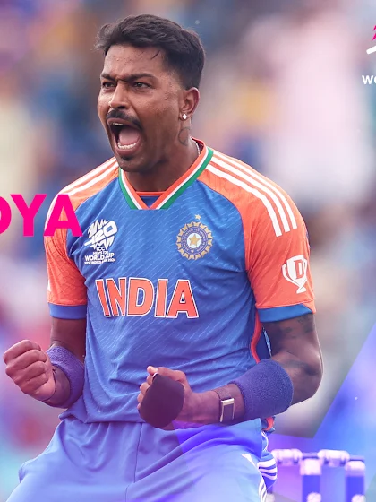 Logo of Every Hardik Pandya wicket at T20WC 2024
