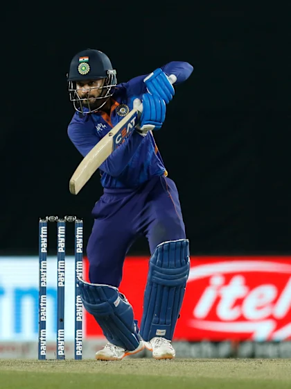 Shreyas Iyer moves up the MRF Tyres ICC Men's T20I Player Rankings
