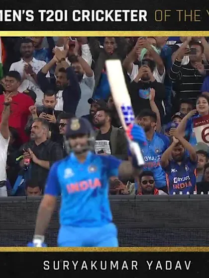 Logo of Suryakumar Yadav accepts ICC Men’s T20I Cricketer of the Year award