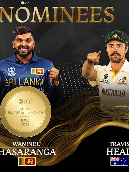 ICC Men’s Player of the Month nominees for June revealed