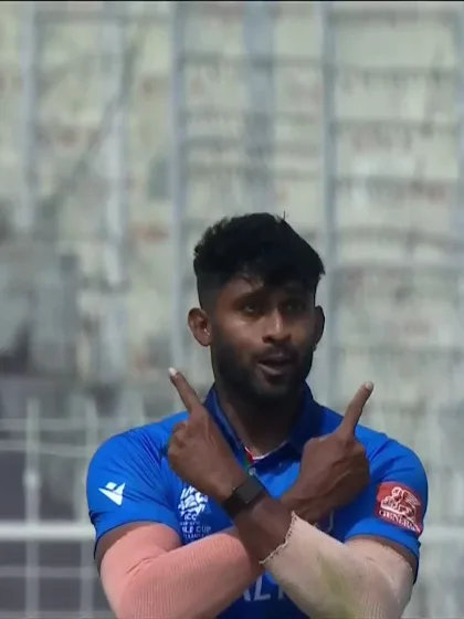 Jason Holder - Wicket - West Indies vs Italy