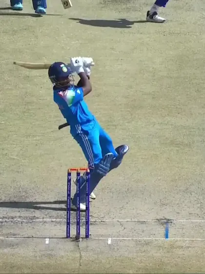 Aaron Varghese with a Four vs. Afghanistan