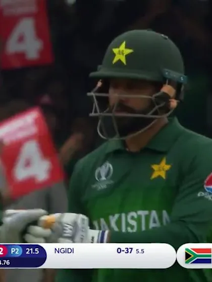 CWC19: Pak v SA - Highlights as Pakistan set 308/7
