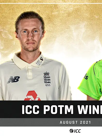 Root and Richardson voted ICC Players of the Month for August