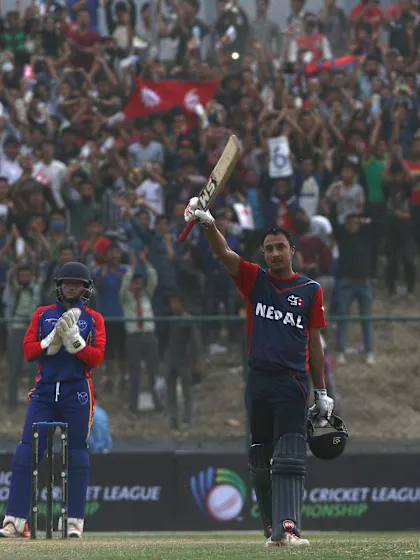 Khadka, Vesawkar help Nepal clinch narrow win over Namibia
