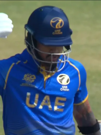 Syed Haider - Wicket - Afghanistan vs United Arab Emirates