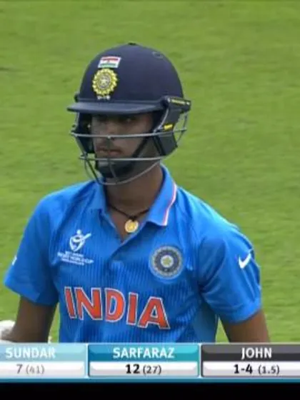 Sundar Wicket – IND v WI